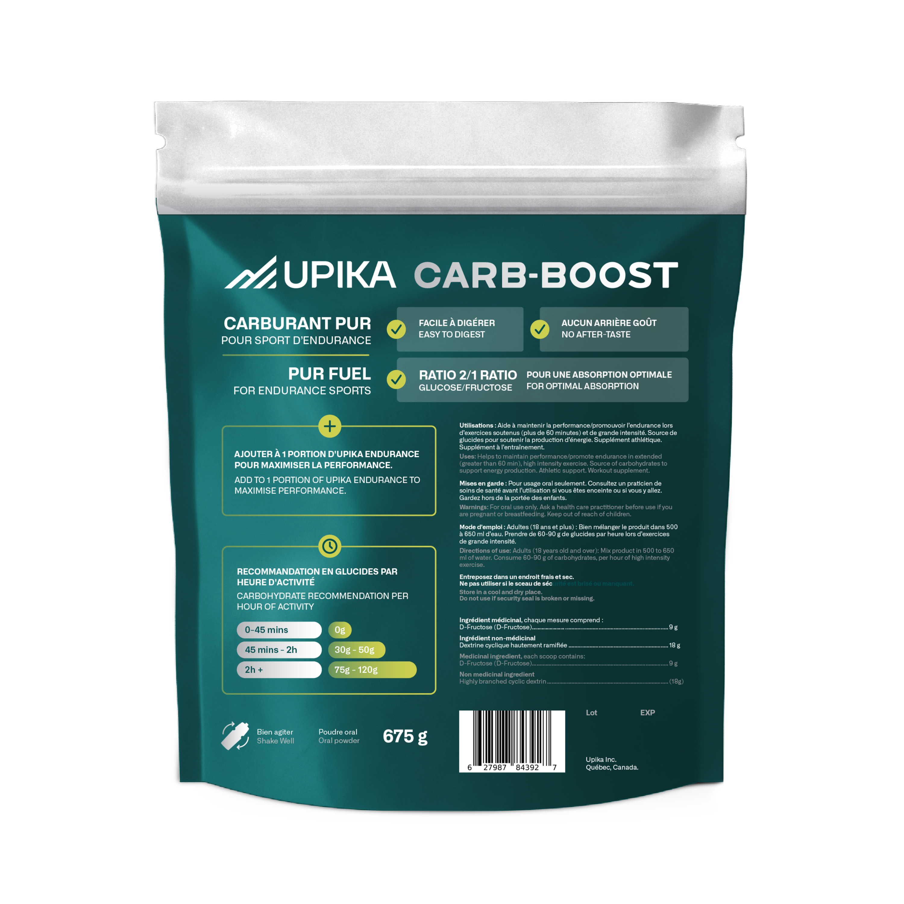 UPIKA Carb-Boost